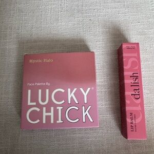 Lucky Chick Face Palette and Dalish Lip Balm Set